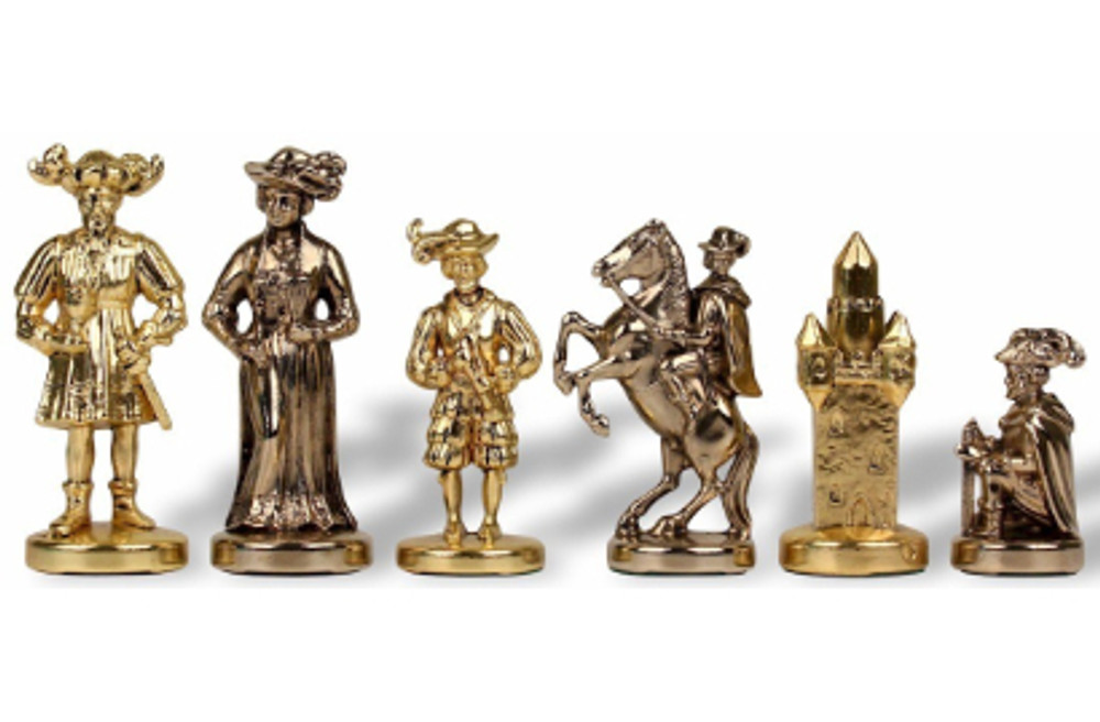 Metal Theme Chess Pieces