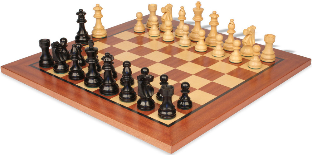 Sets with Classic Mahogany Chess Board