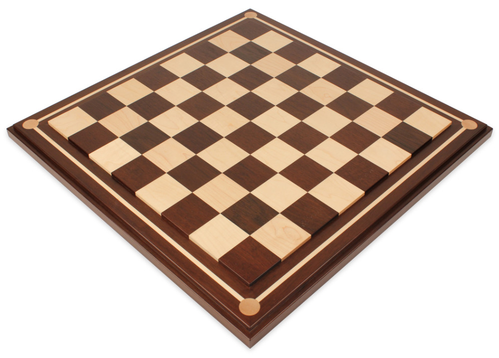 Mission Craft South American Walnut & Maple Solid Wood Chess Board - 2.5" Squares