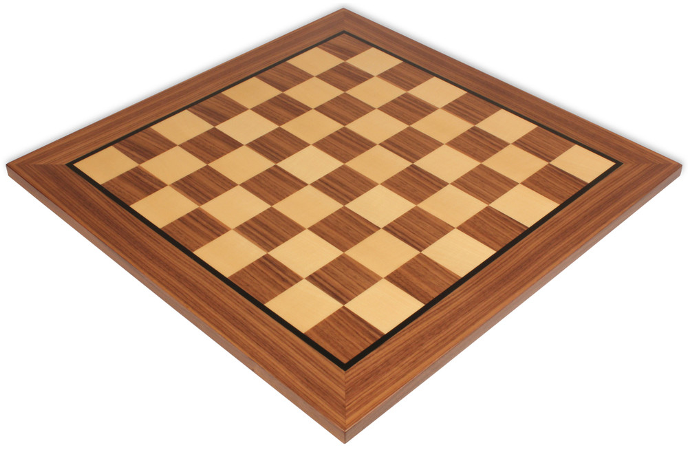 Walnut & Maple Classic Chess Board with 2" Squares