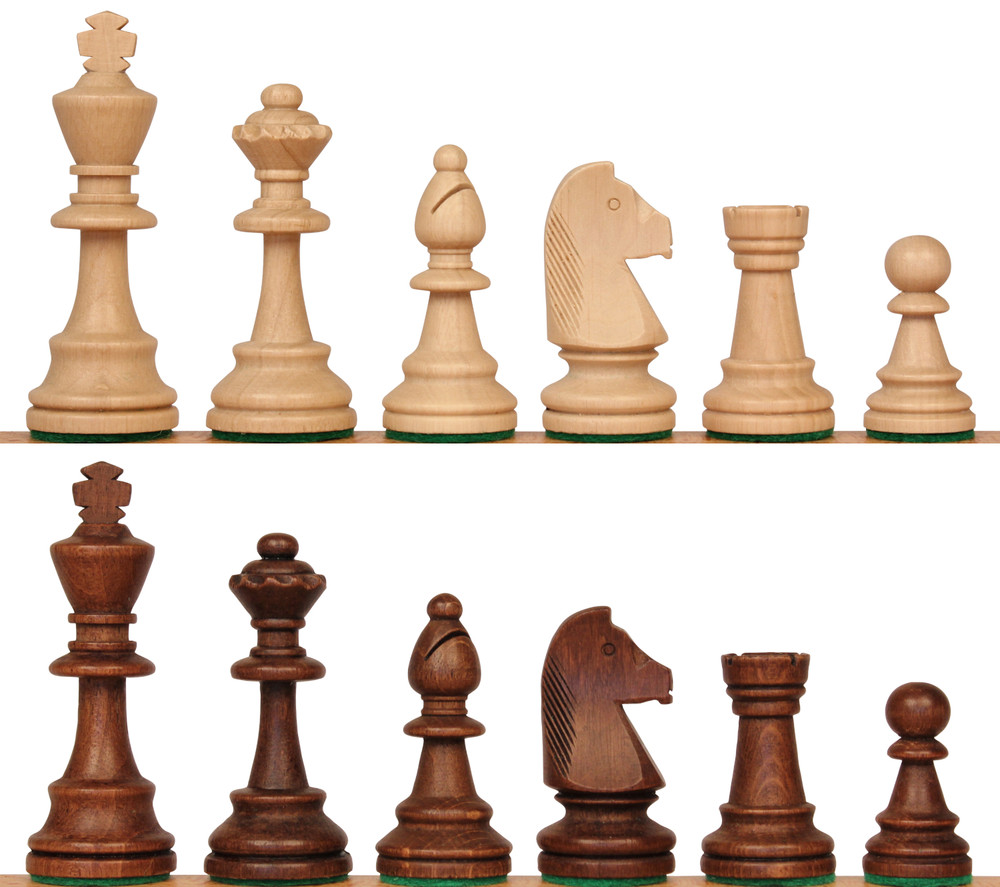 Traditional Staunton Chess Set - 3.8" King