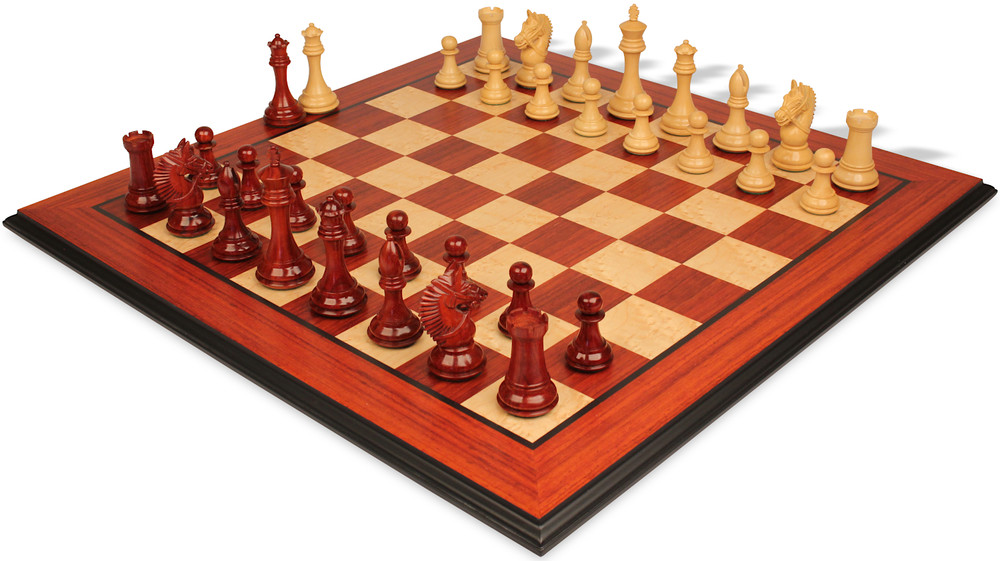 グランドアーカイブ - PTM Chessman set The Craftsman Series Chess Set - Padauk & Boxwood Pieces - Padauk