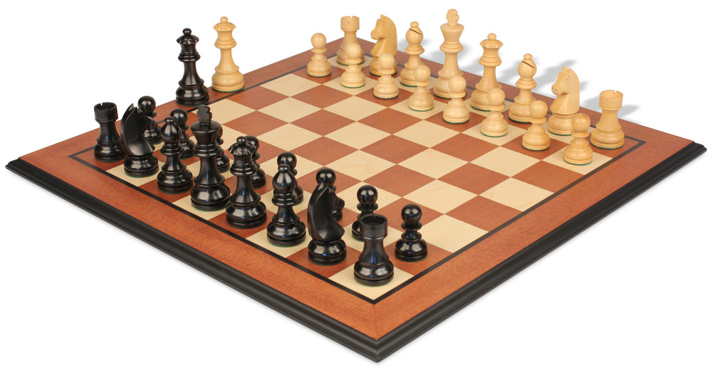 Ebonized & Boxwood Chess Sets