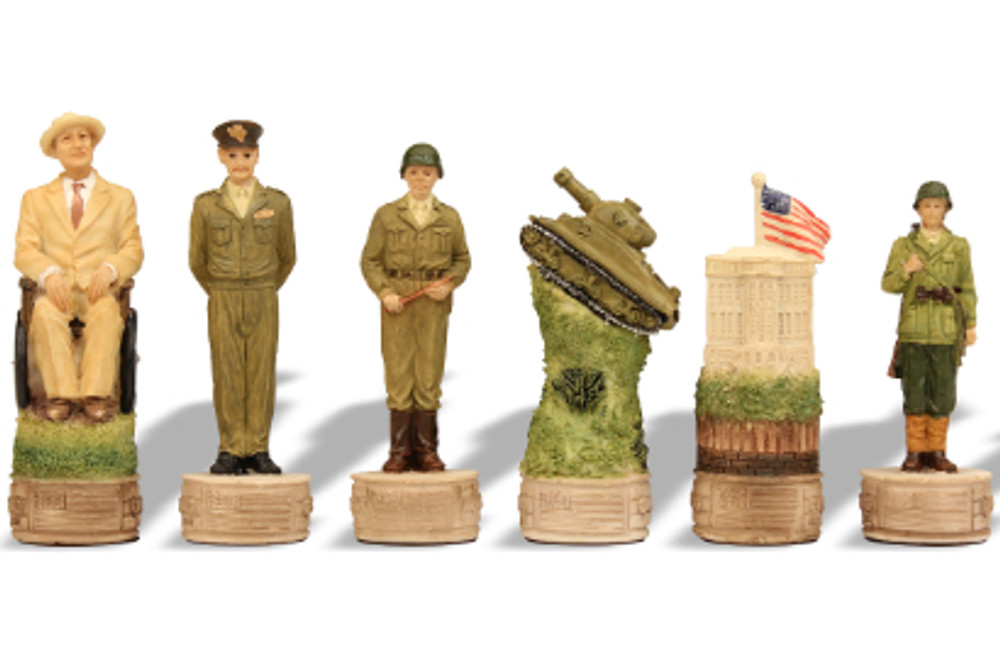 American History Theme Chess Pieces