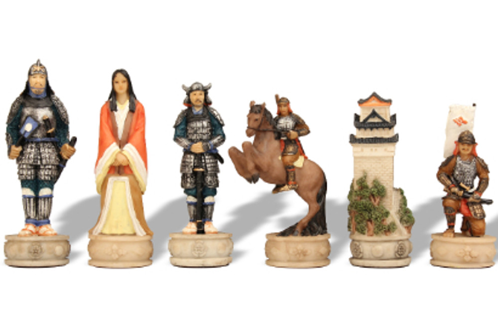 Samurai Themed Chess Pieces