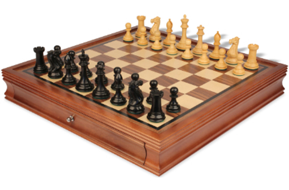 Wood Chess Sets with Cases