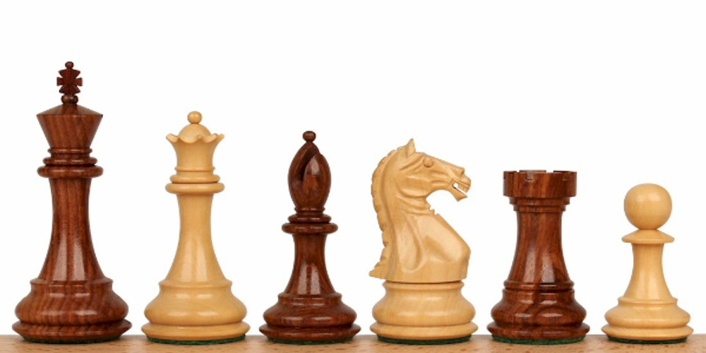 Acacia & Boxwood Chess Pieces