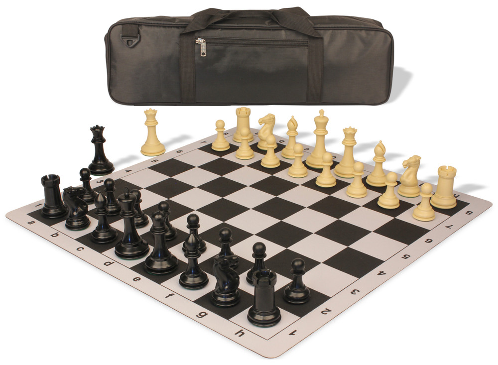 Plastic Chess Sets with Floppy Board