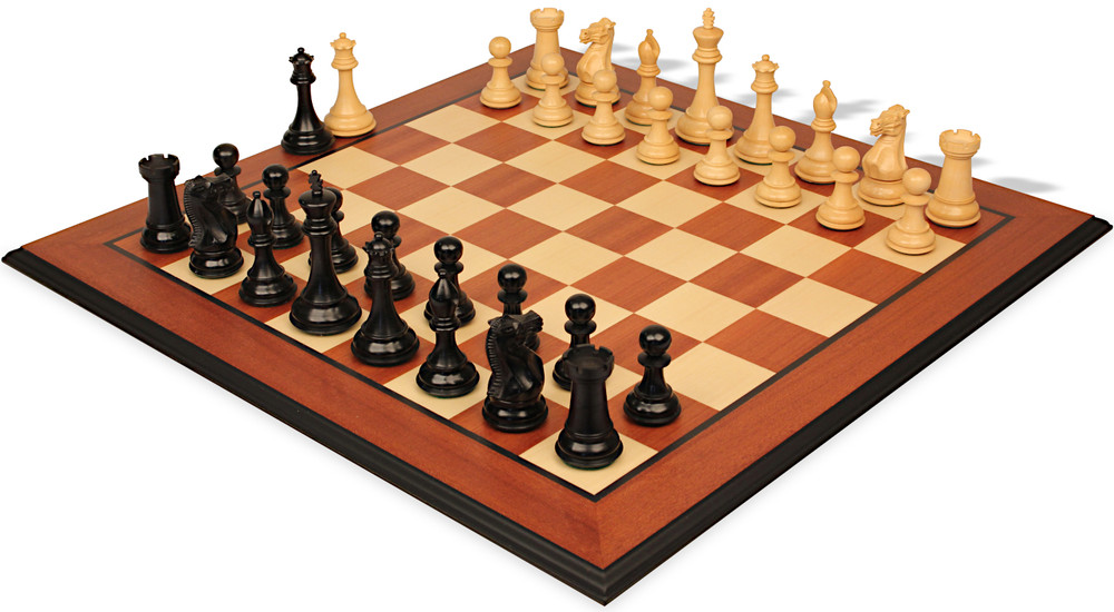 Sets with Mahogany Molded Edge Chess Board