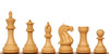 Fierce Knight Staunton Chess Set with Ebony & Boxwood Pieces - 4" King