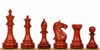 Fierce Knight Staunton Chess Set Padauk Pieces 3" King