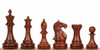 Fierce Knight Staunton Chess Set Rosewood & Boxwood Pieces - 3" King