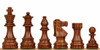 French Lardy Staunton Chess Set with Golden Rosewood & Boxwood Pieces - 3.25" King