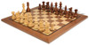 Chess Set Golden Rosewood & Boxwood Pieces Opposite Side
