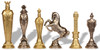 Renaissance Theme Metal Chess Set by Italfama