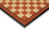 Mahogany & Maple Molded Edge Chess Board - 1.75" Squares