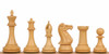 New Exclusive Staunton Chess Set Boxwood Pieces 3.5" King