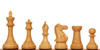 New Exclusive Staunton Chess Set with Padauk & Boxwood Pieces - 3.5" King