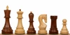 Zagreb Series Staunton Chess Set - Rosewood & Boxwood Pieces - 3.87" King