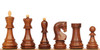 Zagreb Series Chess Set Golden Rosewood & Boxwood Pieces - 3.875" King