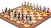 Civil War II Theme Chess Set with Classic Walnut & Maple Chess Board Civil War II Theme Chess Set with Classic Walnut & Maple Chess Board