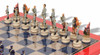 Civil War II Theme Chess Set with Classic Walnut & Maple Chess Board Civil War II Theme Chess Set with Classic Walnut & Maple Chess Board
