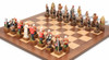 British & Zulu Theme Chess Set with Classic Walnut & Maple Chess Board British & Zulu Theme Chess Set with Classic Walnut & Maple Chess Board