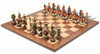 Robin Hood Theme Chess Set with Classic Walnut & Maple Chess Board Robin Hood Theme Chess Set with Classic Walnut & Maple Chess Board