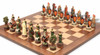 Robin Hood Theme Chess Set with Classic Walnut & Maple Chess Board Robin Hood Theme Chess Set with Classic Walnut & Maple Chess Board