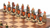 Robin Hood Theme Chess Set with Classic Walnut & Maple Chess Board Robin Hood Theme Chess Set with Classic Walnut & Maple Chess Board