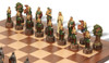 Robin Hood Theme Chess Set with Classic Walnut & Maple Chess Board Robin Hood Theme Chess Set with Classic Walnut & Maple Chess Board