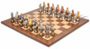 Medieval Bust Theme Chess Set with Classic Walnut & Maple Chess Board Medieval Bust Theme Chess Set with Classic Walnut & Maple Chess Board