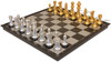 The Chess Store Gold & Silver Folding Magnetic Travel Chess Set - 14"