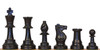 Standard Club Carry-All Plastic Chess Set Black & Camel Pieces with Vinyl Rollup Board - Brown