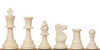 Standard Club Easy-Carry Plastic Chess Set Black & Ivory Pieces with Vinyl Rollup Board - Blue