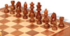 Acacia & Boxwood Folding Magnetic Travel Chess Set - 12"