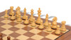 Fierce Knight Staunton Chess Set Golden Rosewood & Boxwood Pieces with Classic Walnut Board & Box - 3" King