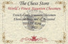 French Lardy Staunton Chess Set Ebonized and Boxwood Pieces 3.25" King Certificate