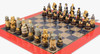 Large American Civil War Theme Chess Set with Civil War Deluxe Chess Board