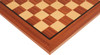 Mahogany & Maple Classic Chess Board with 2.25" Squares Closeup