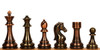 Staunton Copper & Bronze Finish Chess Set - 4.25" King