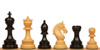 Chetak Staunton Chess Set Ebony and Boxwood Pieces 4.25" King