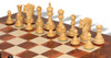 Bucephalus Staunton Chess Set in Ebony & Boxwood with Elm Burl & Erable Board - 4.5" King
