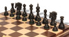 Bucephalus Staunton Chess Set in Ebony & Boxwood with Walnut & Maple Mission Craft Chess Board