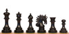 Marengo Staunton Chess Set in Ebony & Boxwood with Elm Burl & Erable Chess Board