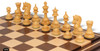 Hadrian Staunton Chess Set Ebony & Boxwood Pieces with Walnut Mission Craft Board - 4.4" King