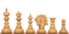 Strategos Staunton Chess Set Ebony & Boxwood Pieces with Walnut Mission Craft Chess Board