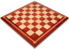 Zagreb Series Chess Set Padauk & Boxwood Pieces with Mission Craft Padauk Chess Board - 3.875" King