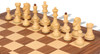 Dubrovnik Series Chess Set - Rosewood & Boxwood Pieces - Deluxe Walnut Chess Board - 3.9" King