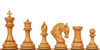 Hengroen Staunton Chess Set Padauk & Boxwood Pieces with Padauk Mission Craft Chess Board - 4.6" King